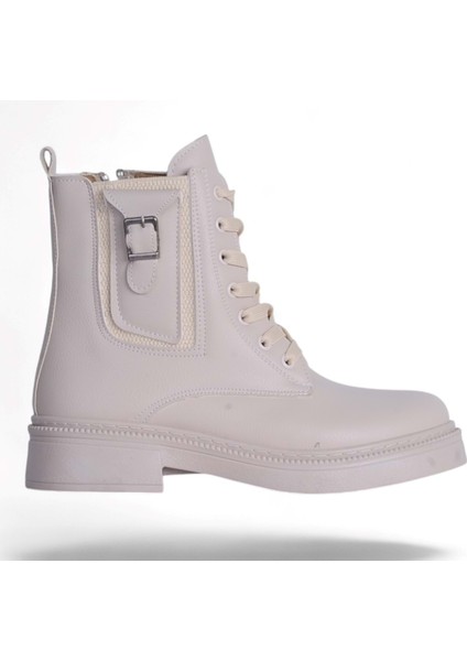 M-458 Siyah-Krem Kışlık Kadın Bot Ayakkabı fiyatları