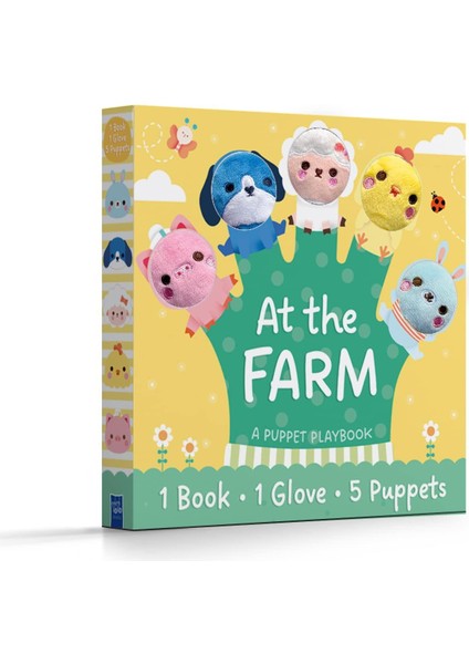 1 Book 1 Glove 5 Puppets: At The Farm