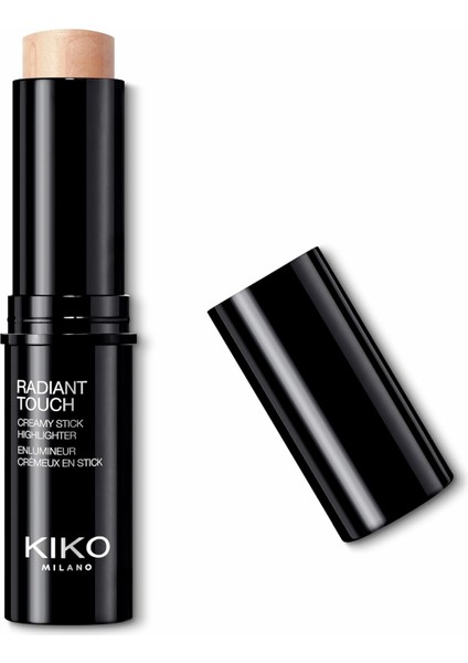 Kıko Milano Radiant Touch Creamy Stick Highlighter 100 | Parlatıcı Çubuk: Parlak Kaplamalı Kremsi Doku