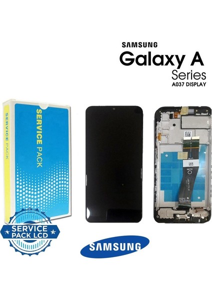 Samsung A037 A03S LCD Ekran Çıtalı % 100 Kvk Servis Ürünüdür