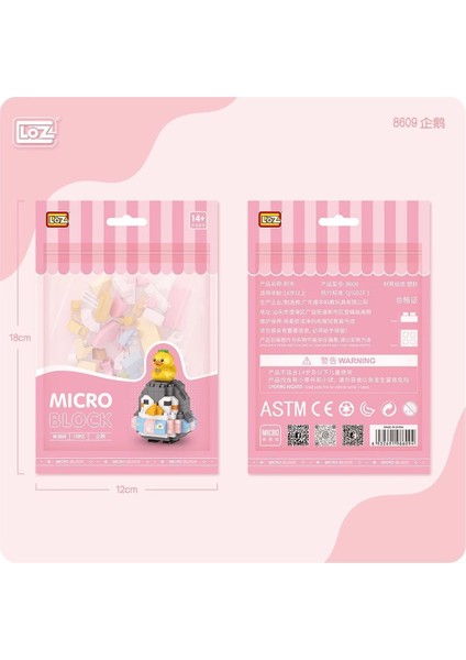 LZ8609 Loz Penguen Blok Seti Mini Poşet -Vagon Life