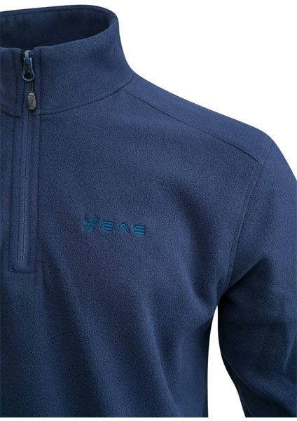Cedric Erkek Yarım Fermuarlı Ince Polar Sweatshirt Lacivert fiyatları