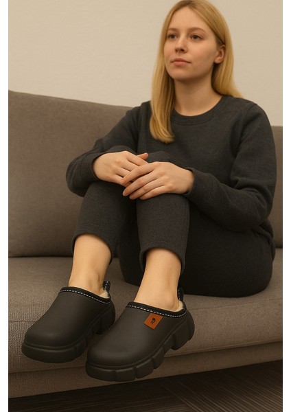 Vento Içi Yünlü Kadın Ev Terliği Su Geçirmez Hafif ve Rahat Terlik Hastane Mutfak Iş Terliği fiyatları