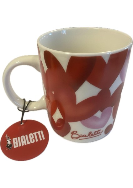 - Desenli Kahve Kupası (Kırmızı)