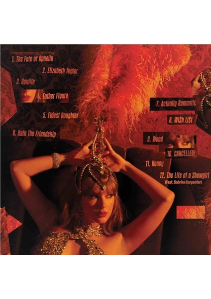 Taylor Swift - The Life Of A Showgirl Sweat And Vanilla Perfume (Portofino Orange Glitter Vinyl) - Plak fiyatları
