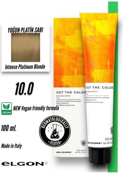 Get The Color 10.0 Profesyonel Saç Boyası (100 Ml.) (Oksidansız)