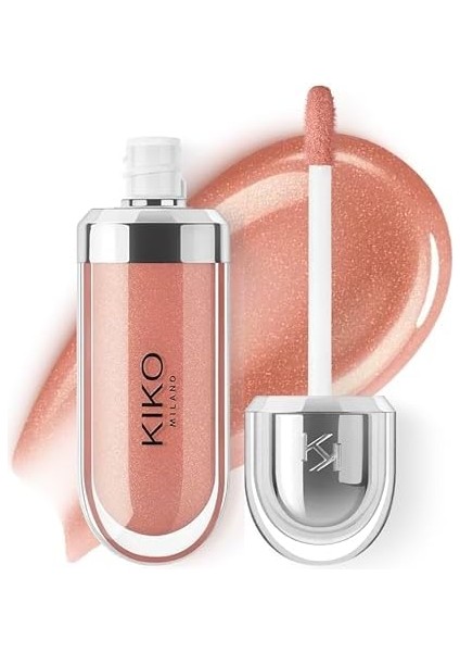 Kiko Milano Dudak Parlatıcısı - 3D Hydra Lip Gloss - 19 Cream Cashmere - Besleyici ve Nemlendirici