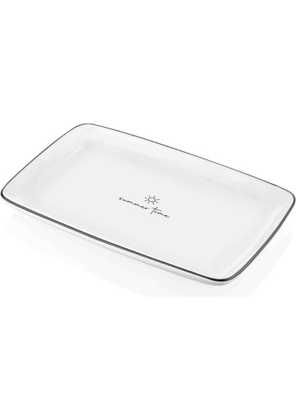 Mia Summertime Dikdörtgen Servis - 34 x 25 cm