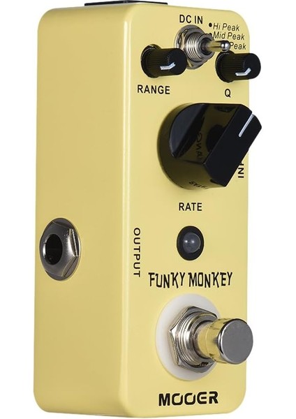 Funky Monkey Otomatik Wah Gitar Efekt Pedalı 3 Tepe Modu Gerçek Bypass Tam Metal Gövde