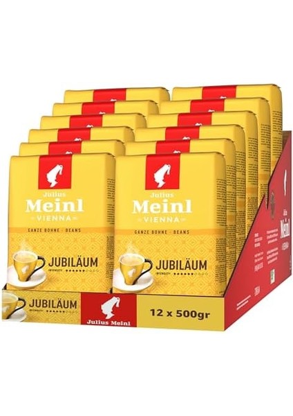 Julius Meinl Jubilaeums Çekirdek Kahve, 500 G x 12 Adet