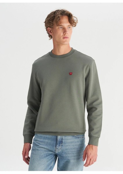 Erkek Patch Logo Sweatshirt W2520255801