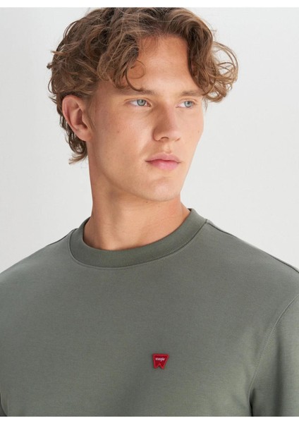 Erkek Patch Logo Sweatshirt W2520255801 fırsatları