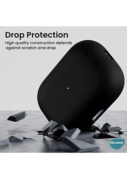Airpods Pro 2.nesil Için Kılıf Mat Silikon Siyah [airpods Pro 2. Nesil ile Uyumlu Kılıf - Siyah] modelleri
