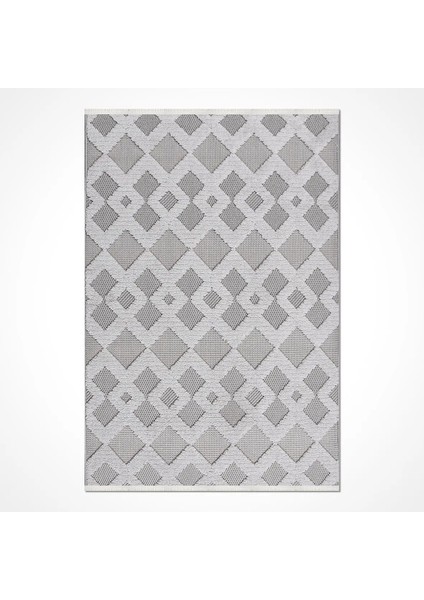 Duero Geometrik Gri Polyester Kaydırmaz Tabanlı Makine Halısı fiyatları