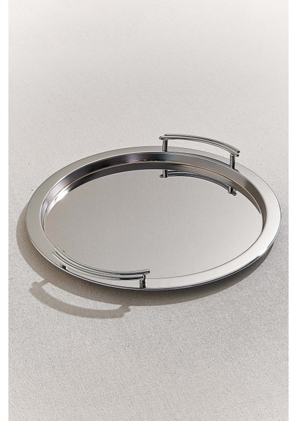 Misafır Metal Yuvarlak Tepsi 1 Adet