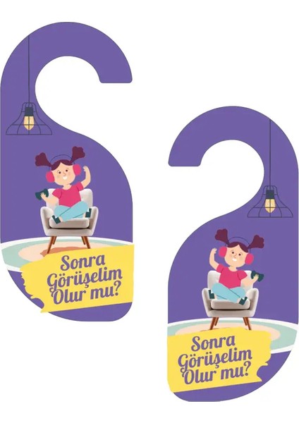 Sonra Görüşelim Kapı Askısı Kapı Uyarı Levhası fiyatları