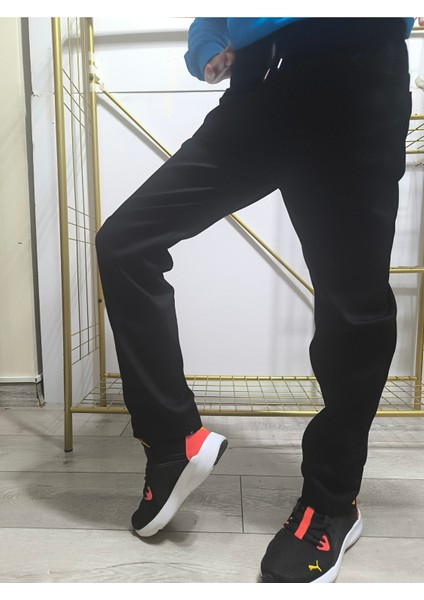 Çocuk Pantolon, Okul-Günlük Pamuk Saten Rahat, Beli Lastikli , Bağcıklı