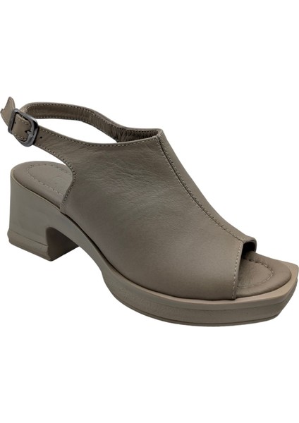 Diosa | Kadın Topuklu Sandalet - Bej - 37
