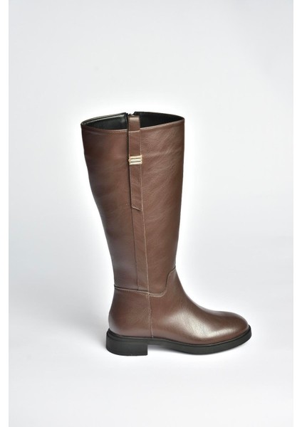 V973000809 Kahverengi Klasik Kadın Çizme indirimleri
