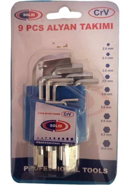 9 Lu Alyan Takımı Kısa Düz