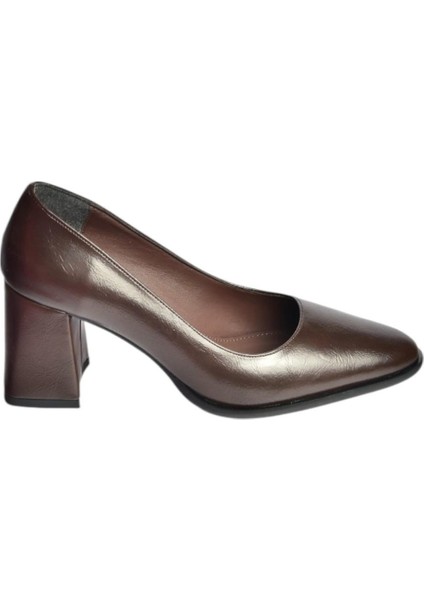 V676680060 Kahverengi Rustik Kalın Topuklu Kadın Ayakkabı fırsatları