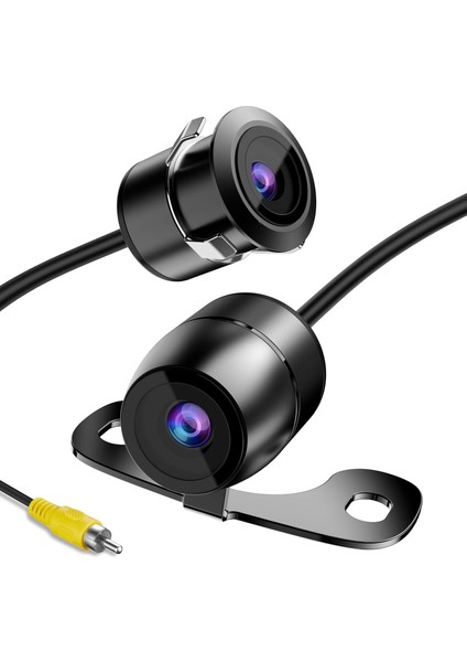 Universal Geri Görüş Kamerası 170° Geniş Açı IP66 Su Geçirmez | 12V Renkli Araç Park Destek Kamerası