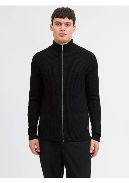 Jj Pannel Knıt Zıp Cardıgan Aw 25