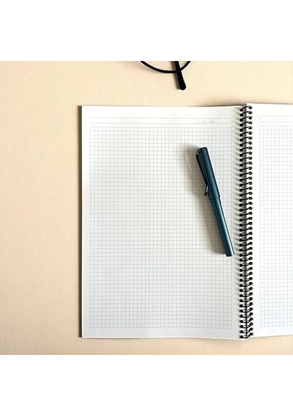 Tanıtım Kareli Spiralli Not Defter, A4 Boyut (21X29,7 Cm), 60 Yaprak, 90GR. Ivory Kağıt, Ofis Için Ideal (Siyah Kapak) fırsatları