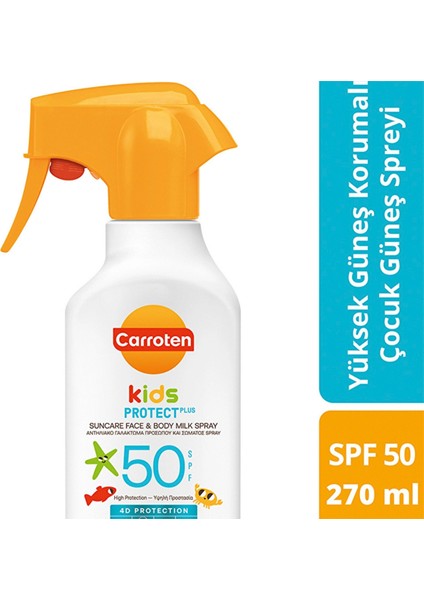 Kids Spf 50 Çocuk Güneş Spreyi – Yüksek Koruma, Yüz & Vücut Için, 270 ml modelleri
