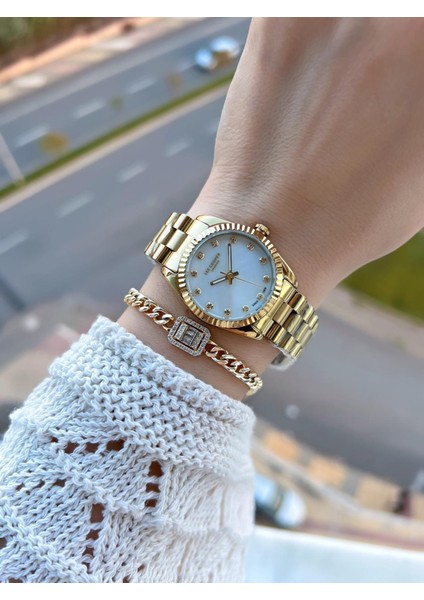 Çelik Kordonlu 3 Atm Suya Dayanıklı 2 Yıl Garantili Kadın Kol Saati BC.08212.120 fiyatları