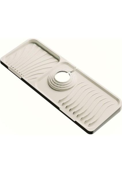 Home Musluk Matı Elastik Silikon Mutfak ve Banyo Için Lavobo Su Tutucu Musluk ve Batarya Matı, Beyaz modelleri