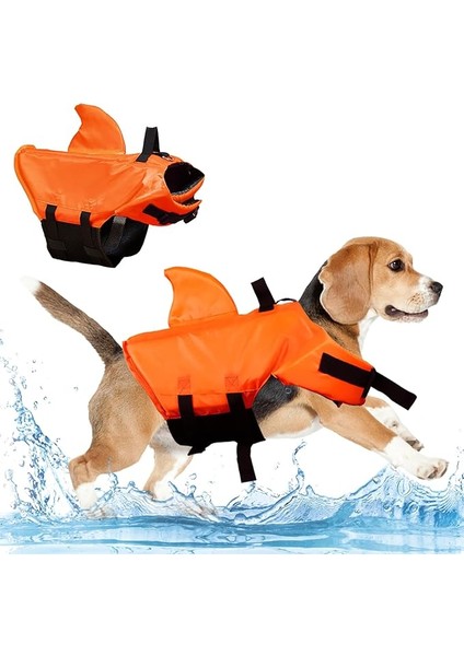 Hai Dog Can Yeleği, Güzel Can Yeleği, Köpekbalığı, Göz Alıcı Can Yeleği, Köpek Turuncu, M