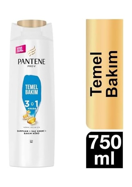 Pantene 3&apos;ü 1 Arada Kepeğe Karşı Etkili Şampuan 750 ml modelleri
