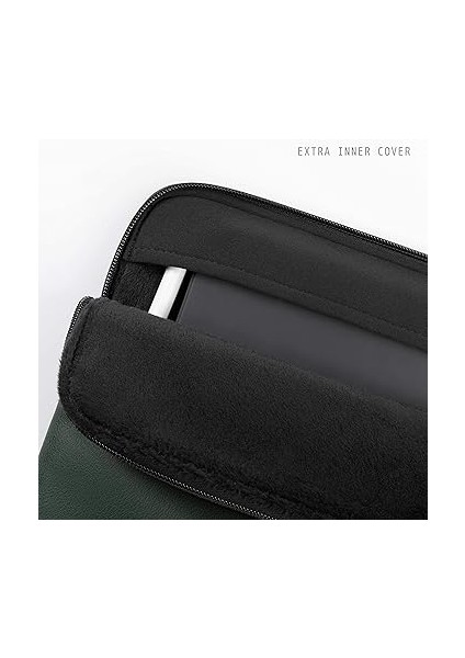 Tablet Kılıfı iPad Pro 11 Inç M4 M2 4. / 3. Nesil 2022/2021 / iPad Air 11" M2 2024 2022 ve Akıllı/sihirli Klavye ile Uyumlu Kalem Tutucu-Pu Deri Çanta Su Geçirmez Ince Kılıf - Yeşil modelleri