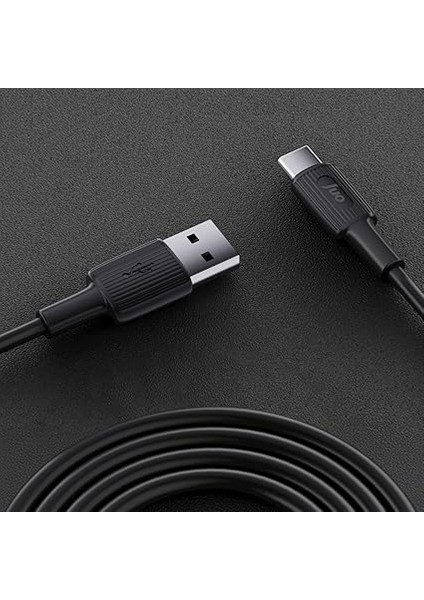 12W Usb-A To Type-C Silikon Hızlı Şarj ve Data Kablosu Siyah 2 Metre fırsatları