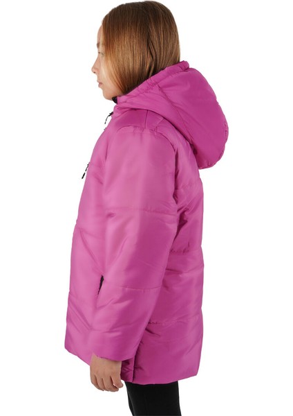 İçi Kürklü Su ve Rüzgar Geçirmez Kapüşonlu Kız Çocuk Mont fırsatları