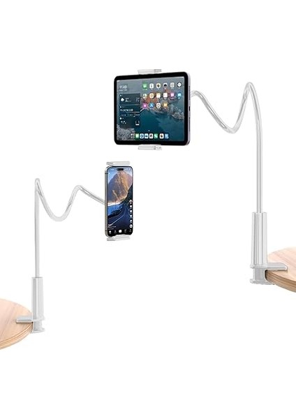 70 cm Akrobat Esnek Tablet ve Telefon Tutucu Stand Beyaz fiyatları