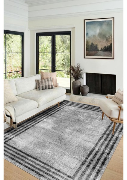 Yeni Desen Yıkanabilir Kaymaz Tabanlı Bohem Tarz Dijital Baskı Salon Halısı, Yumuşak Dokulu Lüks Halı Modeli ve 40 x 60 Gri Renk Dikdörtgen Halı modelleri