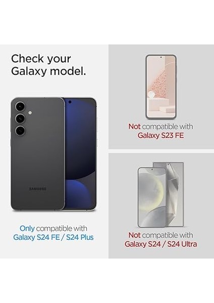 Galaxy S24 Plus Kamera Lens Camı Koruyucu Glas.tr Ez Fit Optik Pro (2 Adet) Black - AGL07433 fiyatları