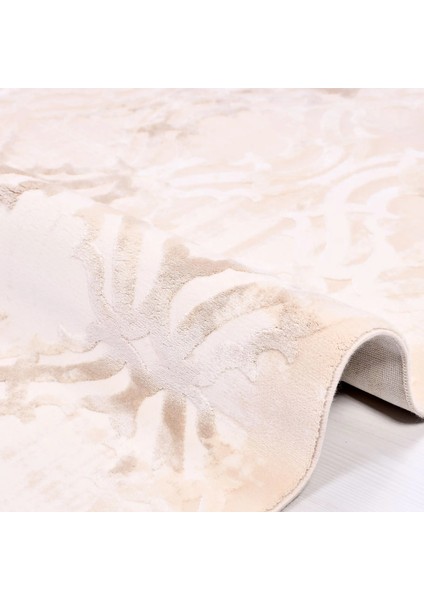 Segura Modern Bej Viskon ve Akrilik Pamuk Tabanlı Makine Halısı modelleri