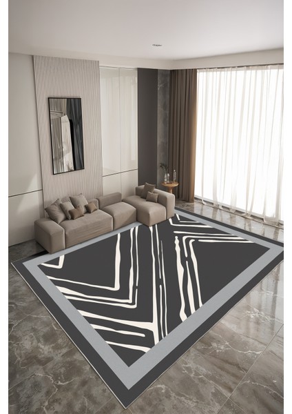 Yeni Desen Yıkanabilir Kaymaz Tabanlı Bohem Tarz Dijital Baskı Salon Halısı, Yumuşak Dokulu Lüks Halı Modeli ve 40 x 60 Gri Renk Dikdörtgen Halı fiyatları