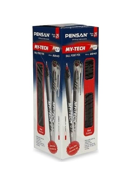 My-Tech Tükenmez Kalem 0.7 mm Mavi 25'li fiyatları