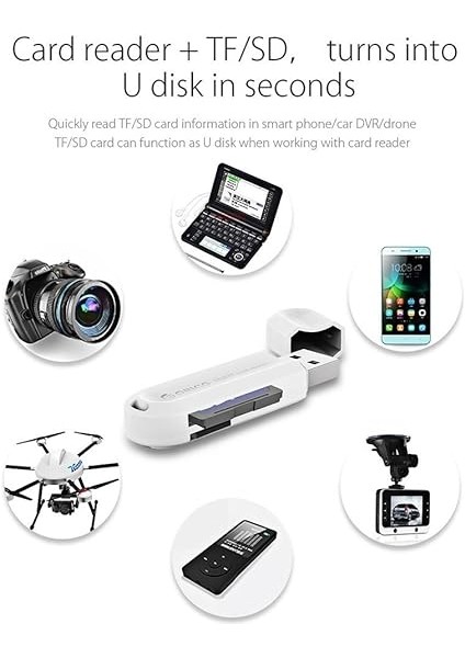 CRS21 USB 3.0 Sd Tf Micro Sd Kart Okuyucu Beyaz fırsatları