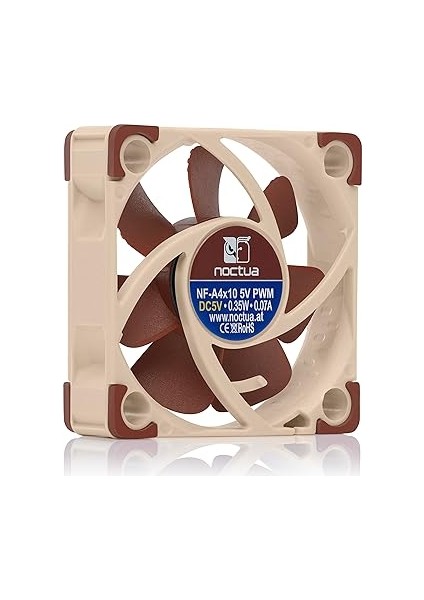 NF-A4X10 5V Pwm, USB Güç Adaptörü Kablolu, Premium Sessiz Fan, 4-Pin, 5V Versiyonu (40X10 Mm, Kahverengi) fırsatları