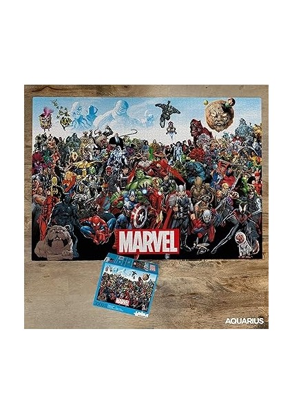 Kova Burcu Marvel Bulmaca Cast (3000 Parça Puzzle) - Resmen Lisanslı Marvel Mal ve Koleksiyon - Glare Free - Hassas Fit - Hemen Hemen Yok Dust Bulmaca - 32X45IN" modelleri