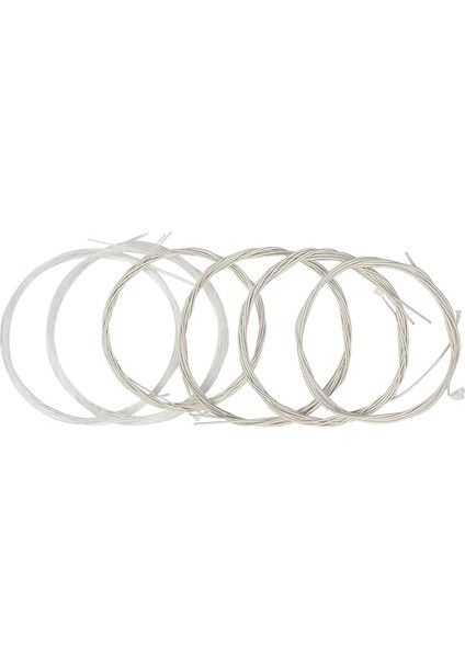 Gümüş Kaplama Bakır Alaşımlı Ud Telleri Seti, Hafif Dayanıklı, Daha Iyi Rezonans, Ses Kalitesi, 12 Telli Resimde Gösterilen, Yedek Aksesuar (11STRINGS) modelleri