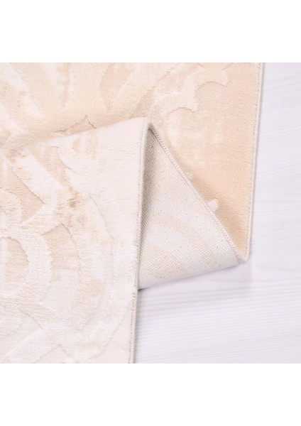 Segura Modern Bej Viskon ve Akrilik Pamuk Tabanlı Makine Halısı fırsatları