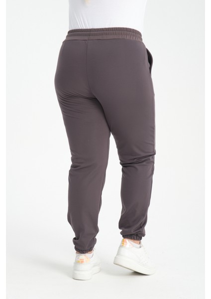 Curve Kışlık Jogger Cepli Dalgıç Kumaş Şardonlu Polar Eşofman Altı fırsatları