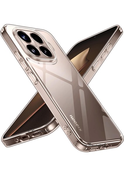 Xiaomi Mi 15T Kılıf Kamera Çıkıntılı Korumalı Yumuşak Şeffaf Renksiz Silikon Kapak