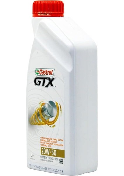 Gtx 20W/50 1 Litre Motor Yağı Apı Sl/cf - Üstün Koruma fiyatları